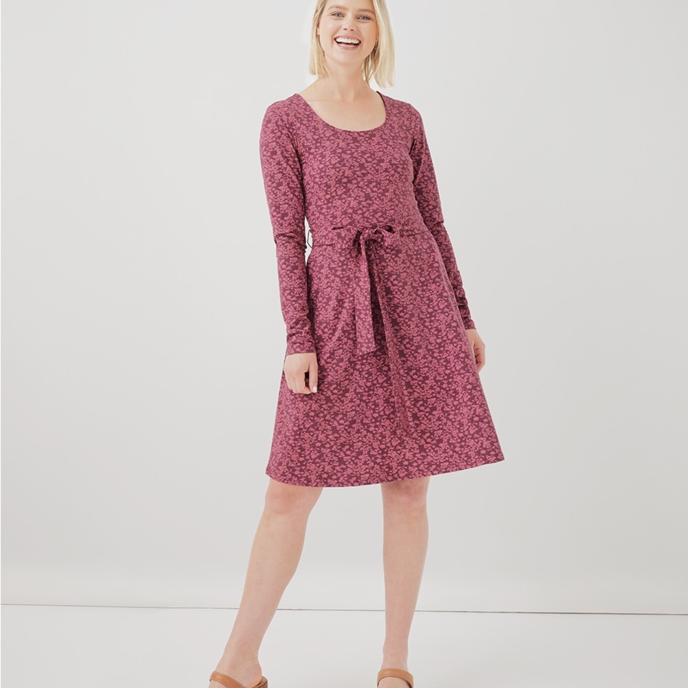Pact New Fit and Flare Ballet Dress Organic Cotton Medium